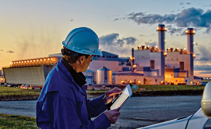 Health and safety professional conducts a monitoring study